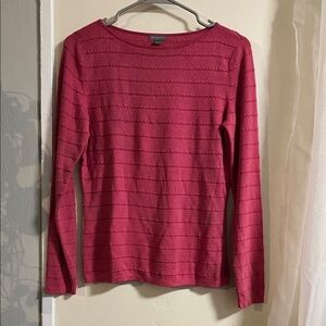 Ann Taylor Berry Long Sleeve Top